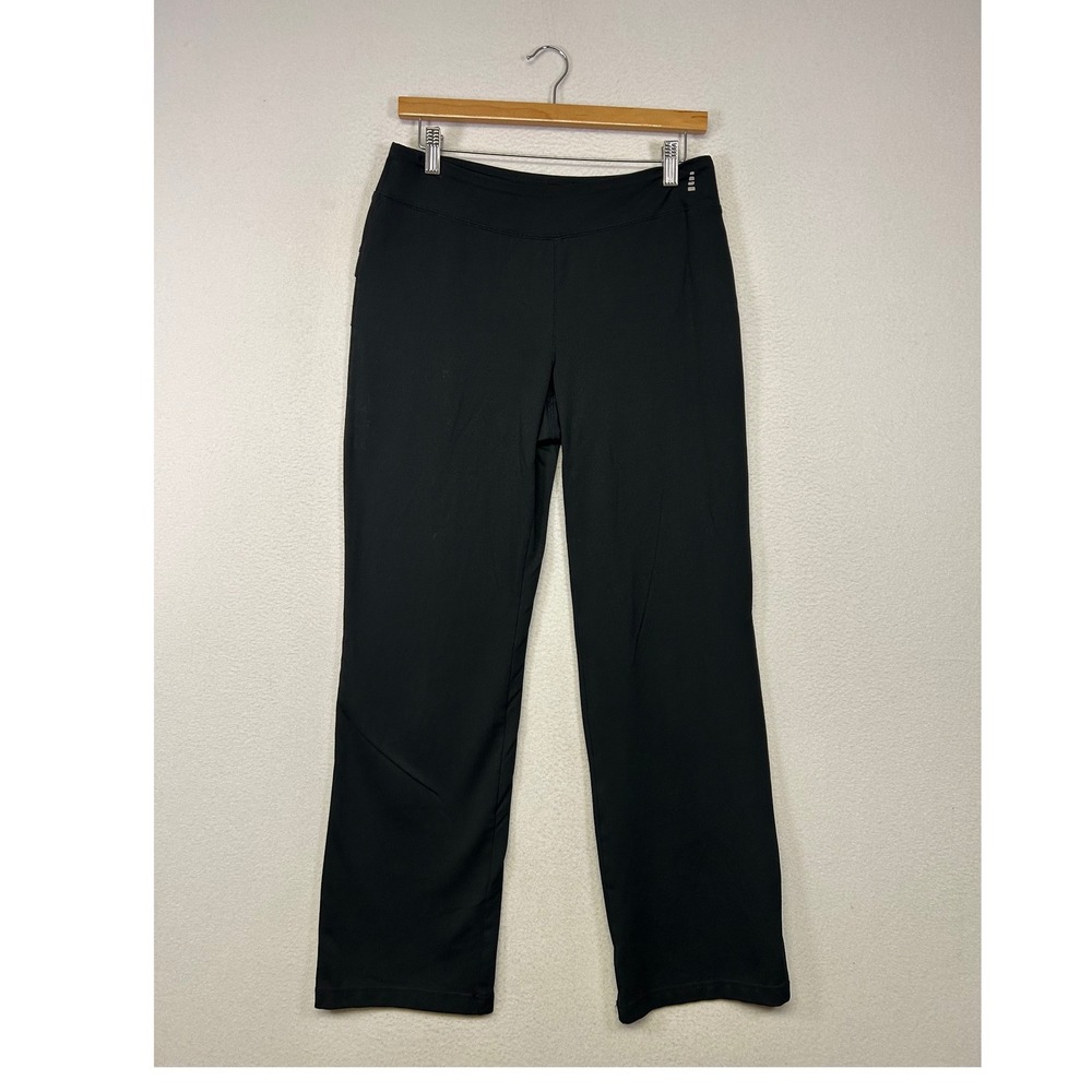 Athleisure Lands End Sport Womens S Black Straight Leg Stretch Active Pants